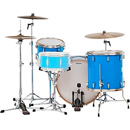 Slingerland Studio King 3-Piece Shell Pack with 22" Bass Drum Lunar Blue Lacquer