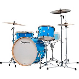 Slingerland Studio King 3-Piece Shell Pack with 22" Bass Drum Lunar Blue Lacquer