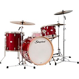 Slingerland Studio King 3-Piece Shell Pack with 22" Bass Drum Royal Crimson Lacquer