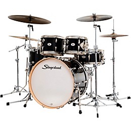 Slingerland Studio King 5-Piece Shell Pack with 22" Bass Drum Del Norte Black Lacquer