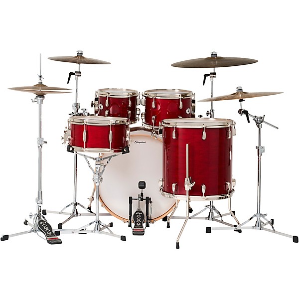 Slingerland Studio King 5-Piece Shell Pack with 22" Bass Drum Royal Crimson Lacquer