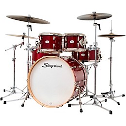 Slingerland Studio King 5-Piece Shell Pack with 22" Bass Drum Royal Crimson Lacquer
