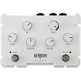 Kernom Ridge Overdrive Effects Pedal White
