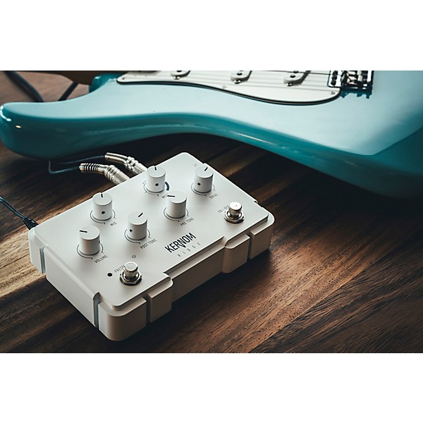 Kernom Ridge Overdrive Effects Pedal White