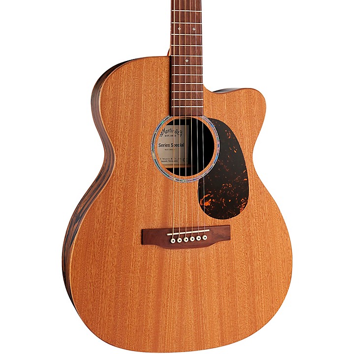 Martin OMC-X2E X Series HPL Ziricote Limited Acoustic Natural