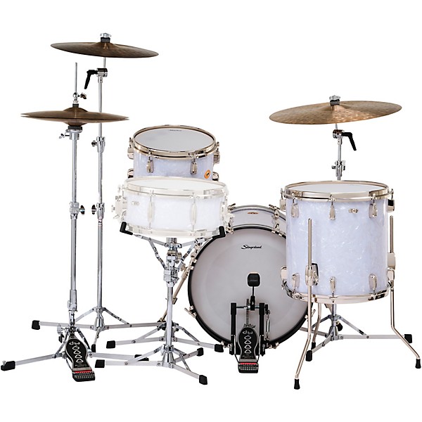 Slingerland Radio King 3-Piece Shell Pack With 18" Bass Drum White Marine Pearl
