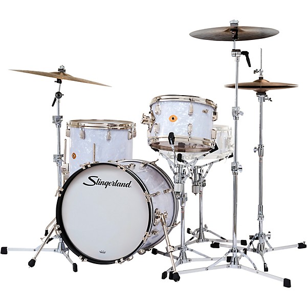 Slingerland Radio King 3-Piece Shell Pack With 18" Bass Drum White Marine Pearl