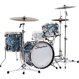 Slingerland Radio King 3-Piece Shell Pack With 18" Bass Drum Black Diamond Pearl