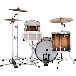 Slingerland Radio King 3-Piece Shell Pack With 18" Bass Drum Black and Gold Lacquer