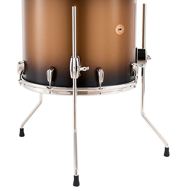 Slingerland Radio King 3-Piece Shell Pack With 18" Bass Drum Black and Gold Lacquer