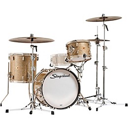 Slingerland Radio King 3-Piece Drum Shell Pack With 18" Bass Drum - Gold Glass