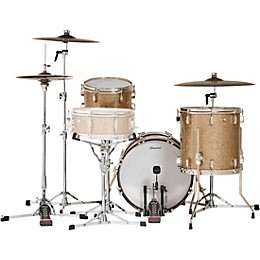 Slingerland Radio King 3-Piece Drum Shell Pack With 18" Bass Drum - Gold Glass