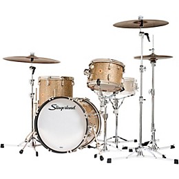Slingerland Radio King 3-Piece Drum Shell Pack With 18" Bass Drum - Gold Glass