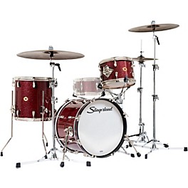 Slingerland Radio King 3-Piece Drum Shell Pack With 18" Bass Drum - Maroon Glass