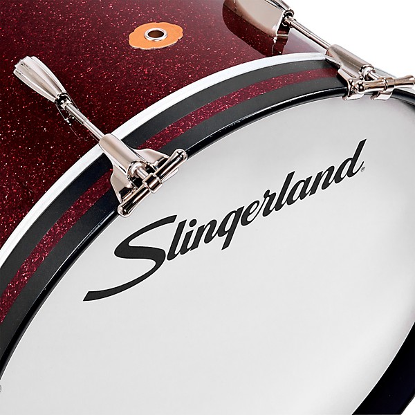 Slingerland Radio King 3-Piece Drum Shell Pack With 18" Bass Drum - Maroon Glass