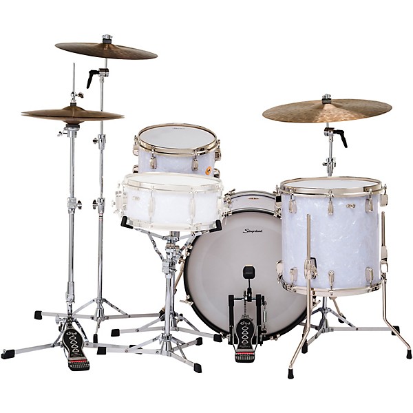 Slingerland Radio King 3-Piece Shell Pack With 20" Bass Drum White Marine Pearl