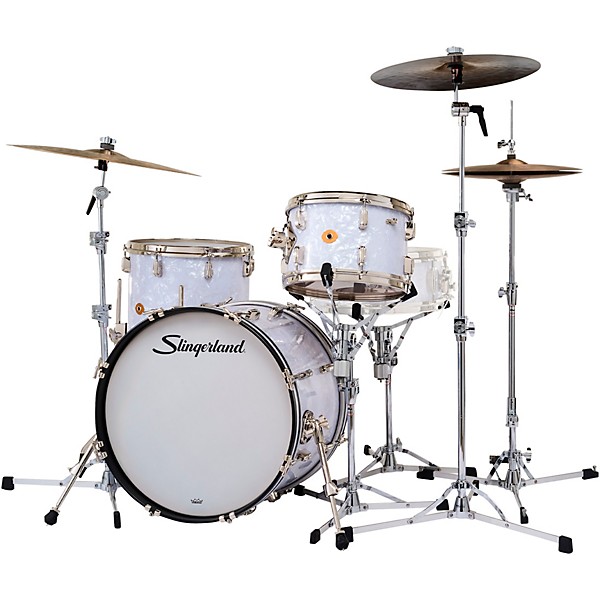 Slingerland Radio King 3-Piece Shell Pack With 20" Bass Drum White Marine Pearl