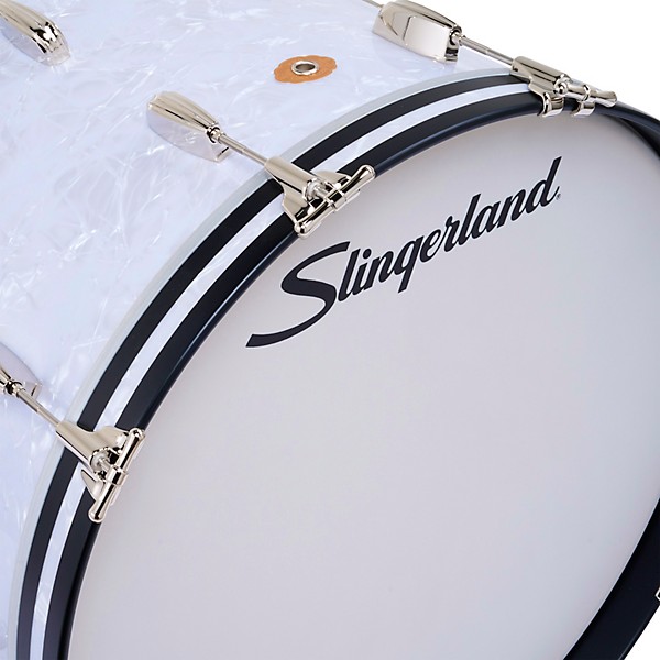 Slingerland Radio King 3-Piece Shell Pack With 20" Bass Drum White Marine Pearl
