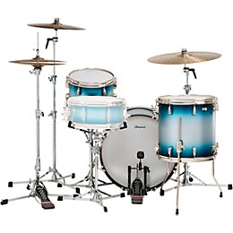 Slingerland Radio King 3-Piece Shell Pack With 20" Bass Drum Blue and Silver Lacquer