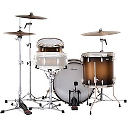 Slingerland Radio King 3-Piece Shell Pack With 20" Bass Drum Black and Gold Lacquer