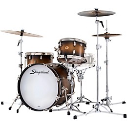 Slingerland Radio King 3-Piece Shell Pack With 20" Bass Drum Black and Gold Lacquer