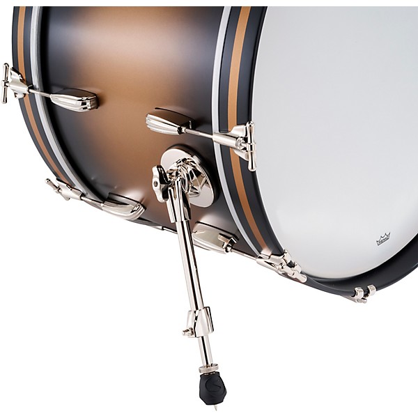 Slingerland Radio King 3-Piece Shell Pack With 20" Bass Drum Black and Gold Lacquer