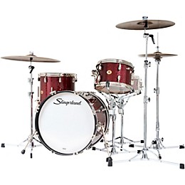 Slingerland Radio King 3-Piece Drum Shell Pack With 20" Bass Drum - Maroon Glass