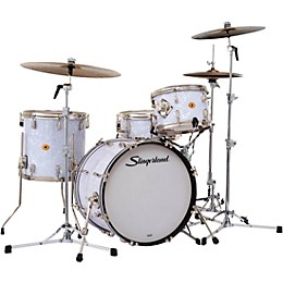 Slingerland Radio King 4-Piece Shell Pack With 20" Bass Drum and Snare White Marine Pearl