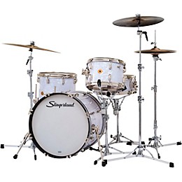 Slingerland Radio King 4-Piece Shell Pack With 20" Bass Drum and Snare White Marine Pearl