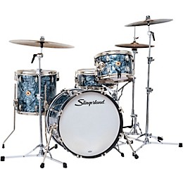 Slingerland Radio King 4-Piece Shell Pack With 20" Bass Drum and Snare Black Diamond Pearl
