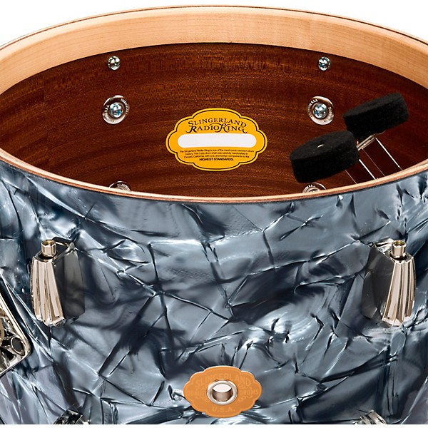 Slingerland Radio King 4-Piece Shell Pack With 20" Bass Drum and Snare Black Diamond Pearl