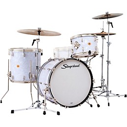 Slingerland Radio King 4-Piece Shell Pack With 22" Bass Drum White Marine Pearl