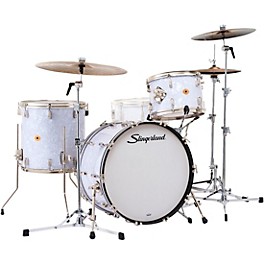 Slingerland Radio King 4-Piece Shell Pack With 22" Bass Drum White Marine Pearl