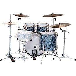 Slingerland Radio King 4-Piece Shell Pack With 22" Bass Drum Black Diamond Pearl