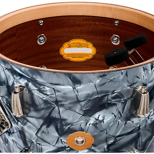 Slingerland Radio King 4-Piece Shell Pack With 22" Bass Drum Black Diamond Pearl