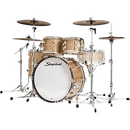 Slingerland Radio King 4-Piece Drum Shell Pack With 22" Bass Drum - Gold Glass