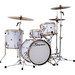 Slingerland Radio King 4-Piece Shell Pack With 18" Bass Drum and Snare White Marine Pearl