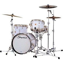 Slingerland Radio King 4-Piece Shell Pack With 18" Bass Drum and Snare White Marine Pearl