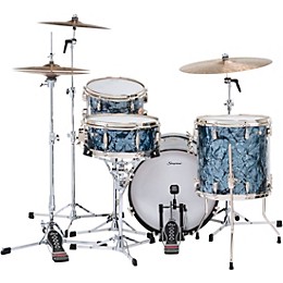 Slingerland Radio King 4-Piece Shell Pack With 18" Bass Drum and Snare Black Diamond Pearl