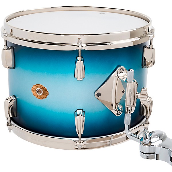 Slingerland Radio King 4-Piece Shell Pack With 18" Bass Drum and Snare Blue and Silver Lacquer
