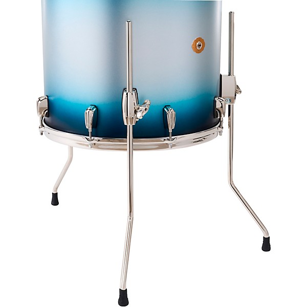 Slingerland Radio King 4-Piece Shell Pack With 18" Bass Drum and Snare Blue and Silver Lacquer