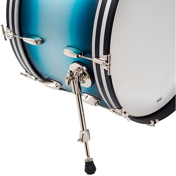 Slingerland Radio King 4-Piece Shell Pack With 18" Bass Drum and Snare Blue and Silver Lacquer