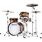 Slingerland Radio King 4-Piece Shell Pack With 18" Bass Drum and Snare Black and Gold Lacquer