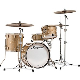 Slingerland Radio King 4-Piece Drum Shell Pack With 18" Bass Drum and 14" Snare - Gold Glass