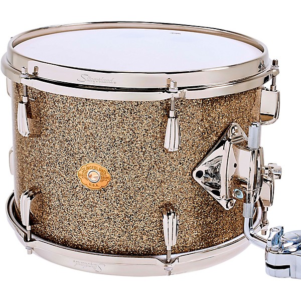 Slingerland Radio King 4-Piece Drum Shell Pack With 18" Bass Drum and 14" Snare - Gold Glass