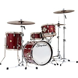 Slingerland Radio King 4-Piece Drum Shell Pack With 18" Bass Drum and 14" Snare - Maroon Glass