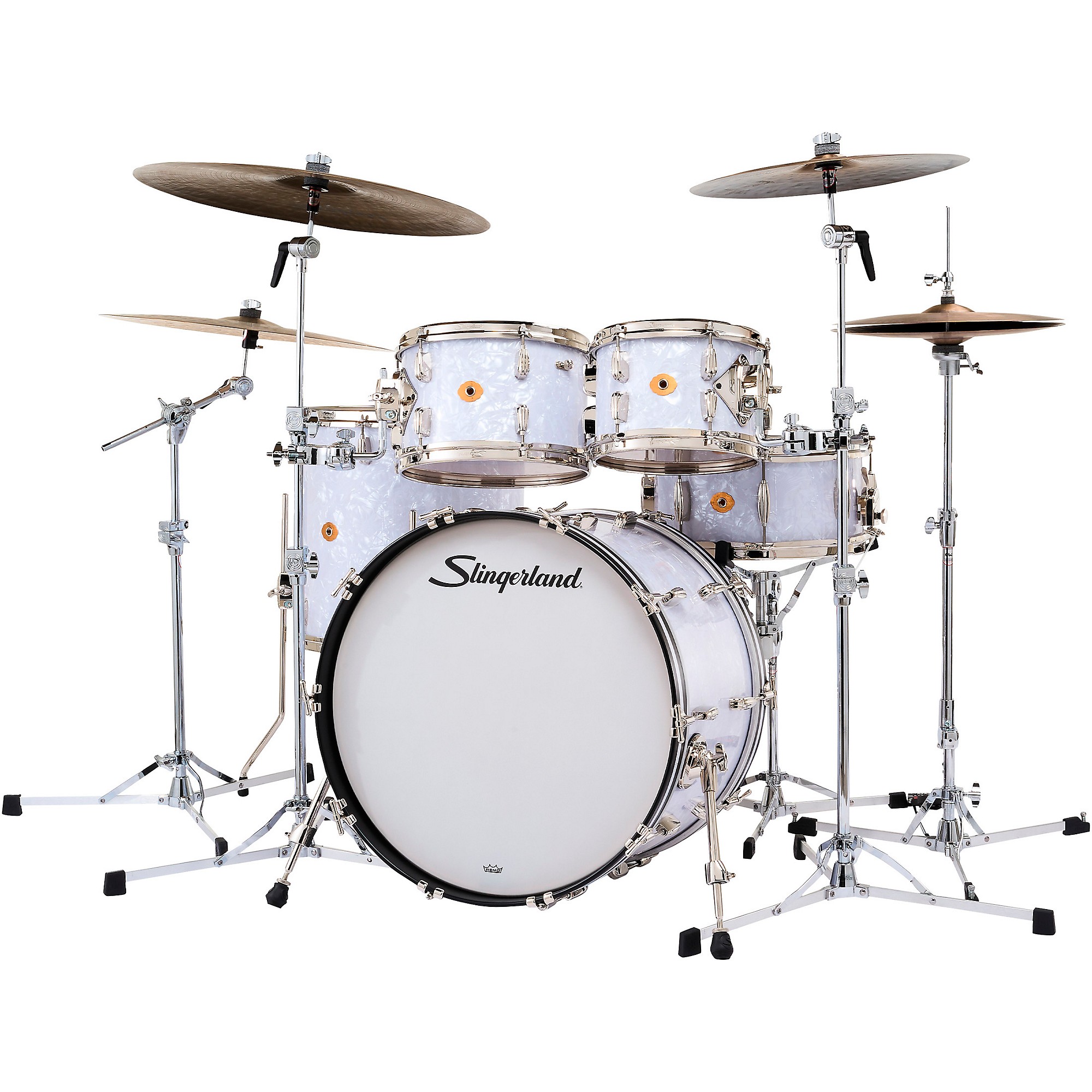 【SLIDETONE】STARLINGSILVER925/5ｍｍ Slingerland Radio King 5-Piece Shell Pack With 22