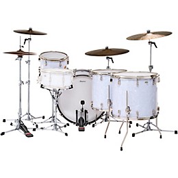 Slingerland Radio King 4-Piece Shell Pack With 24" Bass Drum & Snare Drum White Marine Pearl