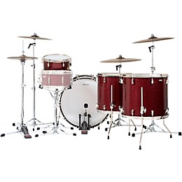 Slingerland Radio King 4-Piece Drum Shell Pack With 24" Bass Drum - Maroon Glass