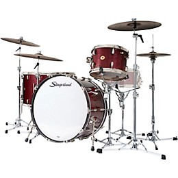 Slingerland Radio King 4-Piece Drum Shell Pack With 24" Bass Drum - Maroon Glass
